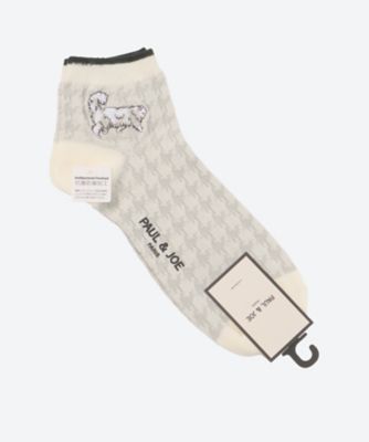 PAUL & JOE (Men)/ポール ＆ ジョー 千鳥柄ジプシー刺繍 メンズソックス PJM752065ー アイボリー 靴下【三越伊勢丹/公式】