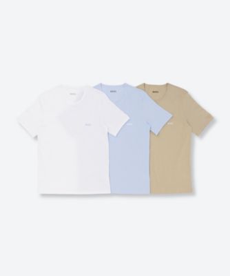 レギュラーフィットコットンTシャツ 3枚セット BSU567001ー