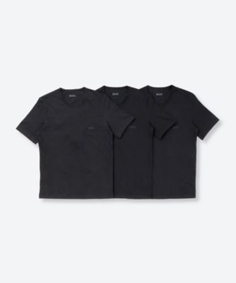 Ｔシャツ３枚セット　ロゴエンブロイダリー　コットン　ＢＳＵ５６７００６ー