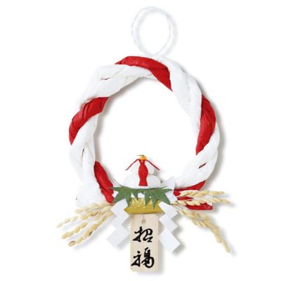 ＜めでたや＞【迎春おまとめ】注連和紙　丸飾り　もち