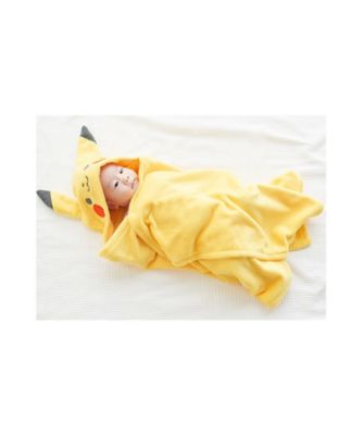 ピカチュウ巾着袋付きフード付きバスタオル | monpoke