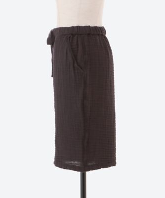 クレープガーゼ　ベーシックレディースハーフパンツ