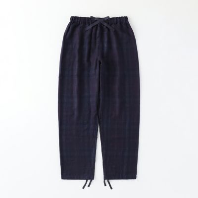 ＜UCHINO TOUCH＞シースルーチェックレディースパジャマパンツ
