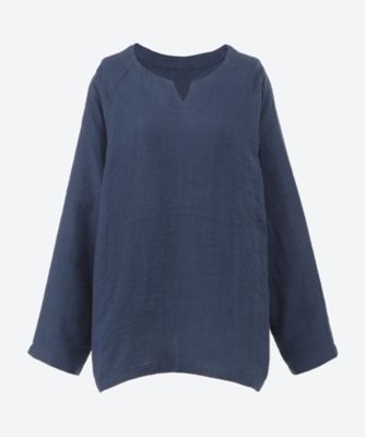 ＜UCHINO TOUCH＞マシュマロガーゼベーシック長袖Ｔシャツ　ユニセックス