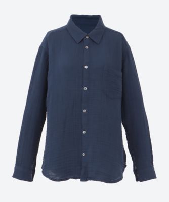 ＜UCHINO TOUCH＞クレープガーゼベーシック長袖Ｔシャツ　ユニセックス