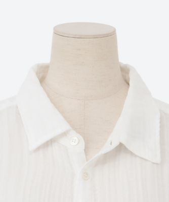 クレープガーゼベーシック長袖Tシャツ ユニセックス | UCHINO TOUCH