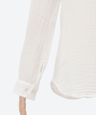 クレープガーゼベーシック長袖Tシャツ ユニセックス | UCHINO TOUCH