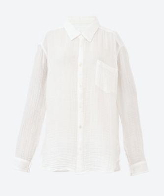 ＜UCHINO TOUCH＞クレープガーゼベーシック長袖Ｔシャツ　ユニセックス