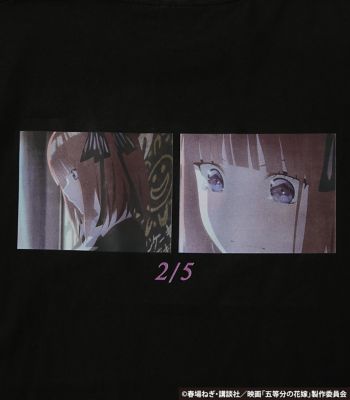 【受注商品】映画「五等分の花嫁」オーバーサイズＴシャツ（５月下旬より順次お届け）