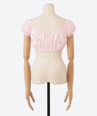rose cotton cropped blouse | the