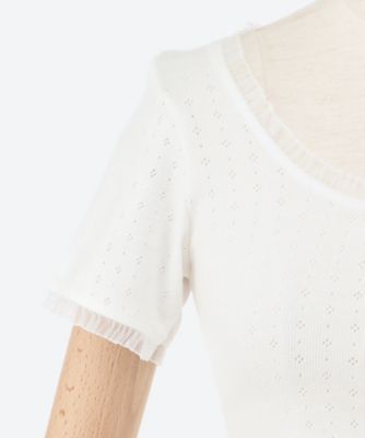 ｓｉｌｋ　ｒｉｂｂｏｎ　ｃｌｏｐｐｅｄ　ｔｏｐｓ