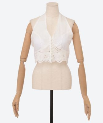 ＜the Virgins (Women)＞ｒｉｂｂｏｎ　ｅｙｅｌｅｔ　ｂｌｏｕｓｅ
