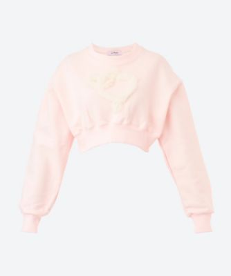 ＜the Virgins (Women)＞ｍｉｎｋ　ｆｕｒ　ｃｒｏｐｐｅｄ　ｓｗｅａｔ