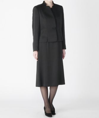 未使用　ランバンLANVIN  38号　ブラックフォーマル　ワンピース　喪服ワンピース