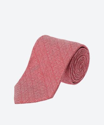 ＜FAIRFAX (Men)＞ソリッドネクタイ　ヘリンボーン