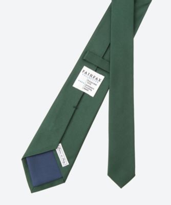 【美品】 FAIRFAX ネクタイ ソリッド グリーン フォーマル ソリッドネクタイ サテン | FAIRFAX (Men)/フェアファクス