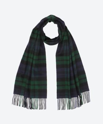 Johnstons of Elgin/ジョンストンズ オブ エルガン JS L53001 TARTAN WIDE SC/67753001 KU0317 スカーフ・ショール【三越伊勢丹/公式】