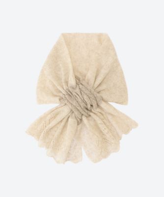 Natural Basic (Women)/ナチュラルベーシック マフラー L12006 65412006 ライトグレー スカーフ・ショール【三越伊勢丹/公式】