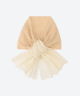 Natural Basic (Women)/ナチュラルベーシック マフラー L12006 65412006 ベージュ スカーフ・ショール【三越伊勢丹/公式】