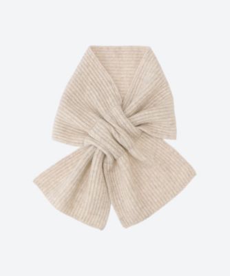 Natural Basic (Women)/ナチュラルベーシック マフラー L12007 65412007 グレー スカーフ・ショール【三越伊勢丹/公式】