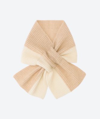 Natural Basic (Women)/ナチュラルベーシック マフラー L12007 65412007 ベージュ スカーフ・ショール【三越伊勢丹/公式】