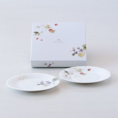 ルーシーガーデン　２０ｃｍペアプレートセット