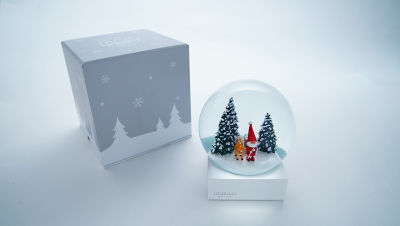 ノルディカニッセスノードーム そりを引いたサンタ | Nordika