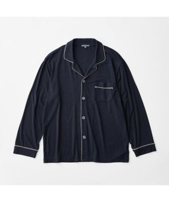 テーラー長袖パジャマ シルクタッチ ジャパン・フィット | Tani (Men