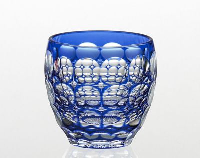 江戸切子 伝統工芸士 鍋谷聰 作 冷酒杯 紫陽花 三越伊勢丹オンラインストア 公式