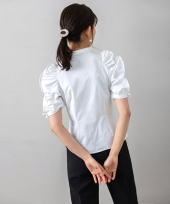 Ｋｅｅｐ　ｃｌｅａｎ　リボンスリーブブラウス　ＡＭ－２５０４－００６