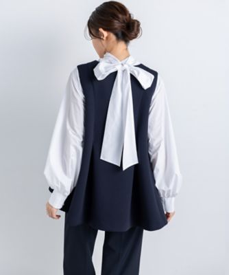 Keep clean クラシカルボウタイブラウス AMー2601ー