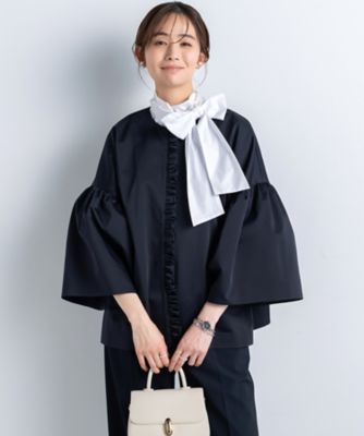 フロントフリルフレアコート（Ray） AMー2603ー002 | Ame