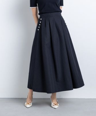 ＜Ame no chi Hare＞リボンジャカードスカート（Ｒｅｂｅｃｃａ）　ＡＭー２６０３ー００８