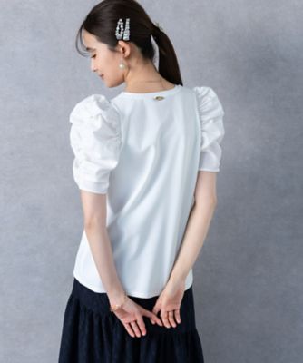 Machineーwashable ギャザースリーブプルオーバー AM