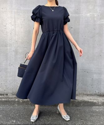 Machineーwashable ドライタッチフレアスリーブ