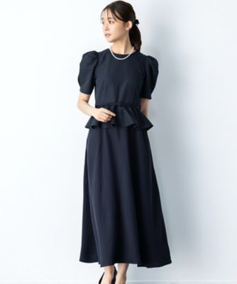 アメノチハレ　レディース　 ロングワンピース ブラック　リボン Ame no chi Hare | 三越伊勢丹オンラインストア・通販【公式】
