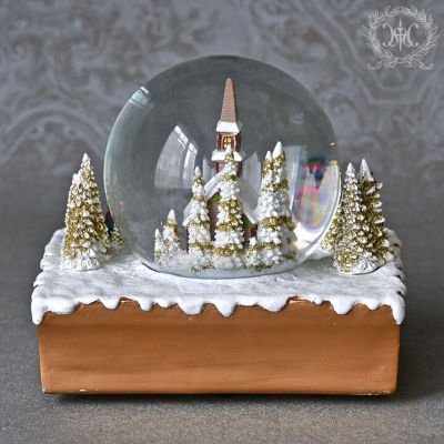 クリスマスおまとめ】ブックベーススノードームオルゴール