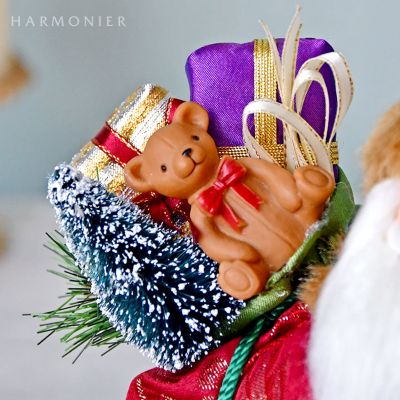 クリスマスおまとめ】サンタクロースフィギュアSレッド／ギフトバッグ