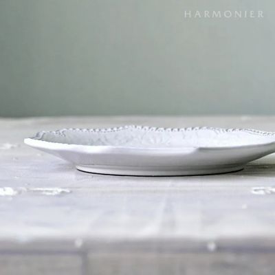 ★メルレットホワイトプレート　約２１ｃｍ