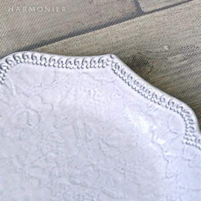 ★メルレットホワイトプレート　約２１ｃｍ