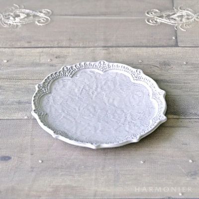 ★メルレットホワイトプレート　約１６ｃｍ