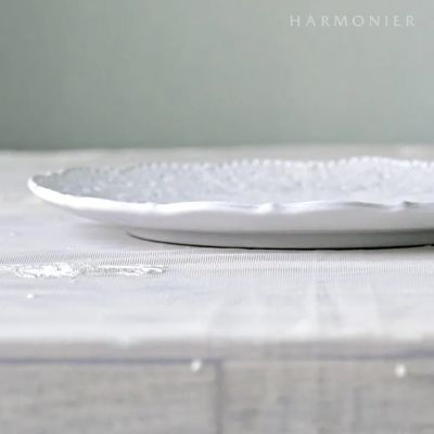 ★メルレットホワイトレースフラットプレート　約２８ｃｍ