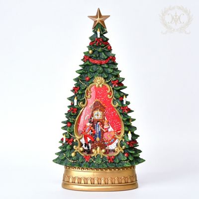 ＜HARMONIER＞【クリスマスおまとめ】リキッドＬＥＤオルゴール／ナッツクラッカーツリー