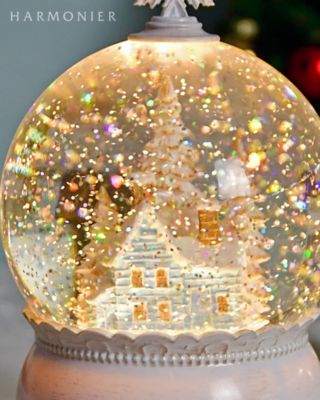 クリスマスおまとめ】リキッドLEDスノードーム／ホワイト