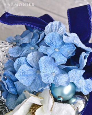 クリスマスおまとめ】ウインターブルークリスマススワッグ | HARMONIER