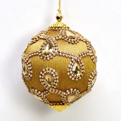 ＜HARMONIER＞【クリスマスおまとめ】ジュエルチョーカーボールオーナメント／ゴールド