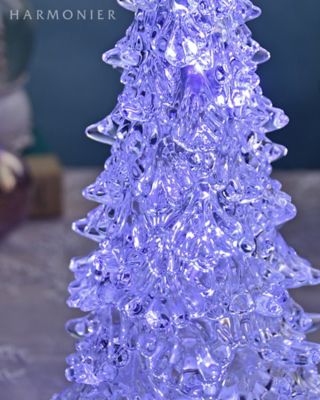 クリスマスおまとめ】アクリルLEDライトツリーオブジェ