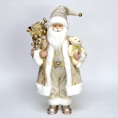 ＜HARMONIER＞【クリスマスおまとめ】サンタクロースフィギュア／クリームベアー