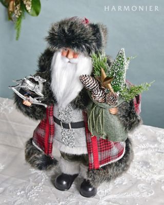 クリスマスおまとめ】サンタクロースフィギュア／フォレストチェック