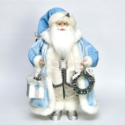 ＜HARMONIER＞【クリスマスおまとめ】サンタクロースフィギュア／ウインターブルー